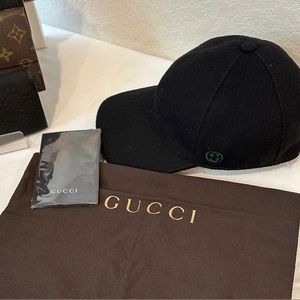 Gucci Black Wool Cap S